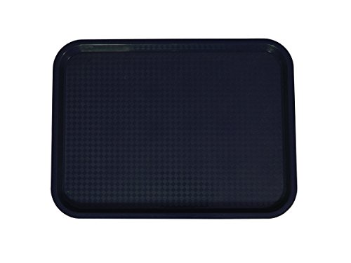 Product Cover Update International FFT-1418BK Fast Food Tray Black, 14 x 18 in, Polypropylene (Recyclable Plastic)