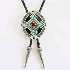 Product Cover Native American Indian Art Bolo Tie - 059