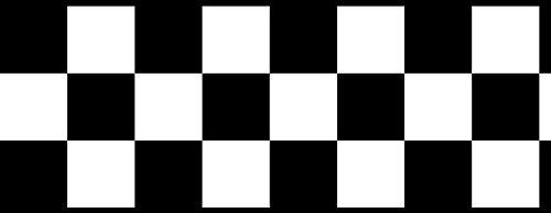 Product Cover Checkered Flag Cars Nascar Wallpaper Border-4.5 Inch (Black Edge) by CheckeredWallpaperBorder.com