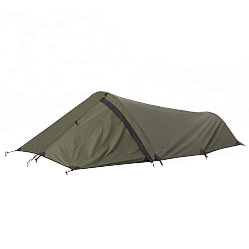 Product Cover Snugpak Ionosphere 1 Person Tent, 94 inches x 35 inches x 28 inches, Waterproof Polyester and Nylon, Olive