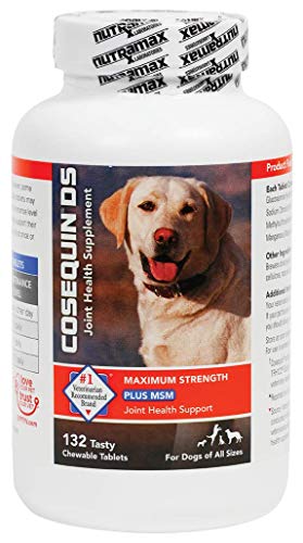 Product Cover Nutramax Cosequin DS Plus with MSM Chewable Tablets, 132 Count