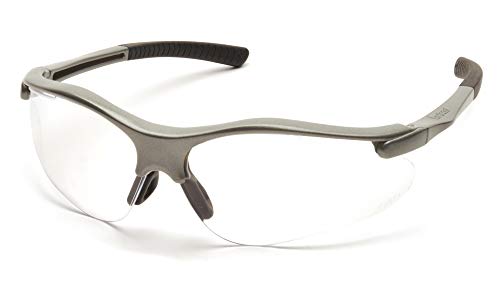 Product Cover Pyramex Fortress Safety Eyewear, Clear Lens With Gray Frame