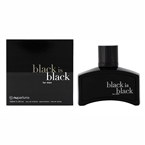 Product Cover Spectrum Perfumes Black is Black Eau De Toilette Spray for Men, 3.4 Ounce