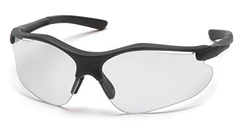 Product Cover Pyramex Fortress Safety Eyewear, Clear Anti-Fog Lens With Black Frame