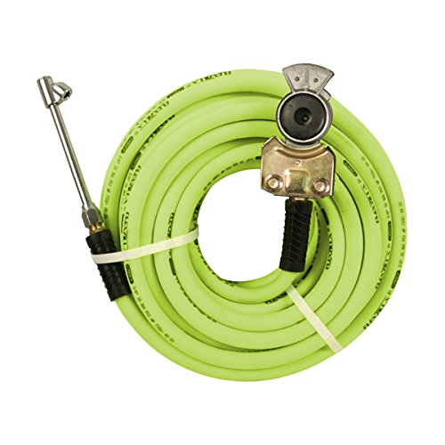 Product Cover Flexzilla Truck Tire Inflator Kit with 3/8 in. x 50 ft. Hose, Heavy Duty, Lightweight, Hybrid, ZillaGreen - HGH2-FZ