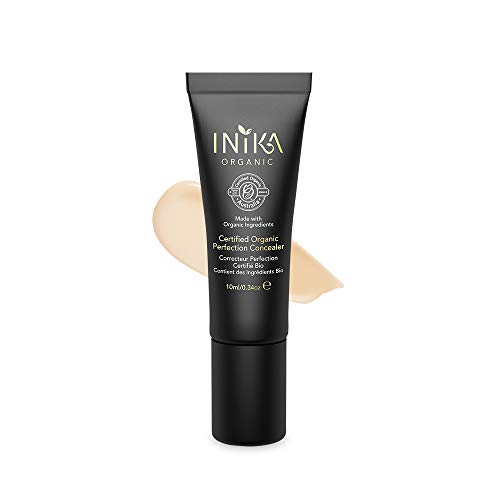 Product Cover INIKA Certified Organic Perfection Concealer, All Natural Flawless Make-Up Base, Lightweight Formula, Hypoallergenic, Halal,10 ml (Light)