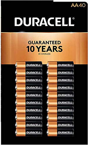 Product Cover Duracell MN1500 Duralock Copper Top Alkaline AA Batteries - 40 Pack
