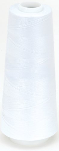 Product Cover Coats: Thread & Zippers Surelock Overlock Thread, 3000-Yard, White
