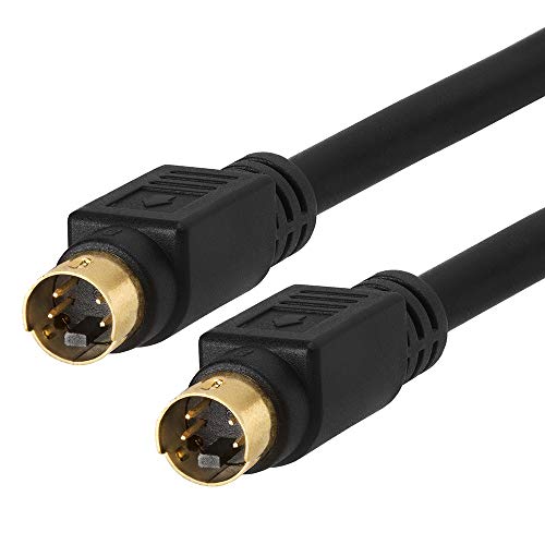 Product Cover Cmple - S-Video Cable Gold-Plated (SVHS) 4-PIN SVideo Cord - 3 Feet