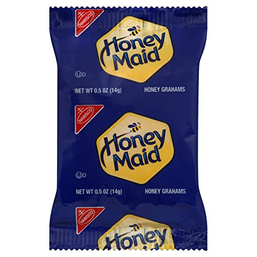 Product Cover Honey Maid Graham Crackers, Individually Wrapped 0.5 Ounce Packages (Pack of 200)