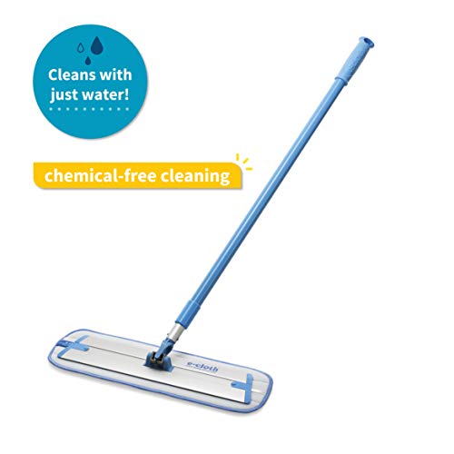 Product Cover E-Cloth Deep Clean Mop - European Microfiber Damp Mop with Sturdy Telescoping Handle