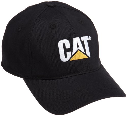 Product Cover Caterpillar Men's Cat Trademark Stretch Fit Cap, Black, Large/X-Large
