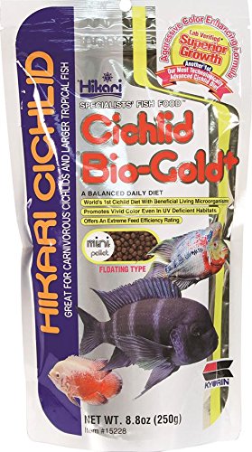 Product Cover Hikari 8.8-Ounce Cichlid Bio-Gold and Floating Pellets for Pets, Mini
