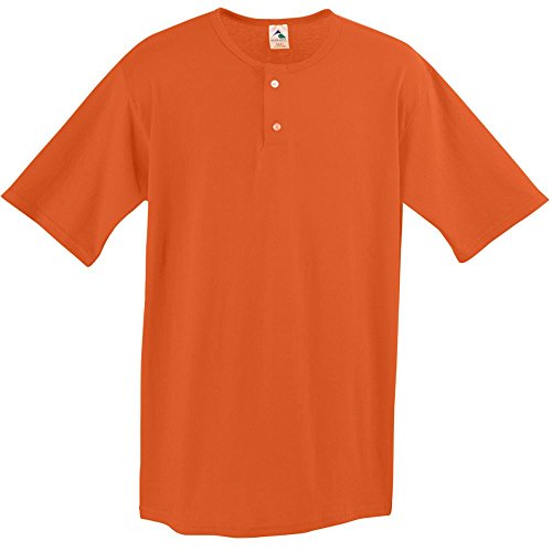 Product Cover Augusta Sportswear Two Button Baseball Jersey, XX-Large, Orange