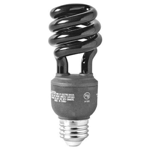 Product Cover GE Lighting 78957 Energy-Smart CFL BlackLight 13-Watt (25-watt replacement) T3 Spiral Light Bulb with Medium Base, 1-Pack
