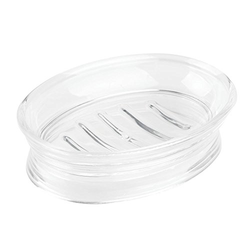 Product Cover iDesign Franklin Bar Soap Dish for Bathroom Vanities, Kitchen Sink - Clear