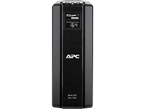 Product Cover APC 1500VA UPS Battery Backup & Surge Protector with AVR, Back-UPS Pro Uninterruptible Power Supply (BR1500G)