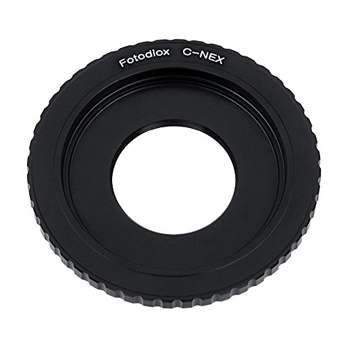 Product Cover Fotodiox Lens Mount Adapter Compatible with C-Mount CCTV/Cine Lenses to Sony E-Mount Cameras