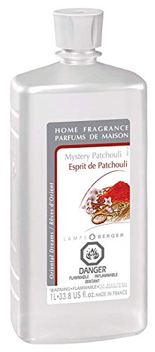 Product Cover Mystery Patchouli | Lampe Berger Fragrance Refill for Home Fragrance Oil Diffuser | Purifying and perfuming Your Home | 33.8 Fluid Ounces - 1 Liter | Made in France