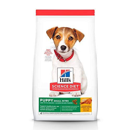 Product Cover Hill's Science Diet Dry Dog Food, Puppy, Small Bites, Chicken Meal & Barley Recipe, 15.5 lb Bag
