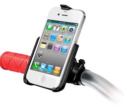Product Cover RAM Mounting Systems RAP-274-1-AP9U Ram Mount EZ ON/OFF Handlebar Mount for Apple iPhone 4
