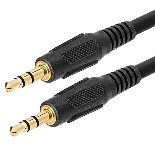 Product Cover Cmple - 3.5mm Aux Male to Male Stereo Audio Cable Auxiliary Headphones Cord MP3 PC - 3 Feet