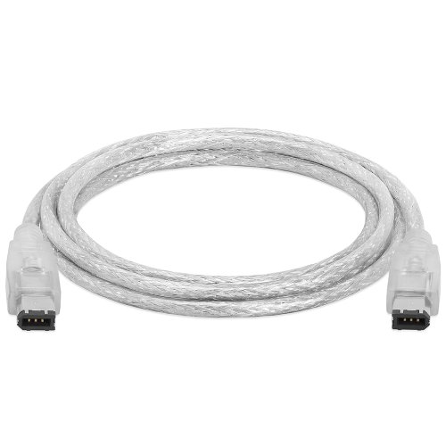 Product Cover Cmple - 6FT FireWire Cable 6 Pin to 6 Pin Male to Male iLink DV Cable Firewire 400 IEEE 1394 Cord for Computer Laptop PC
