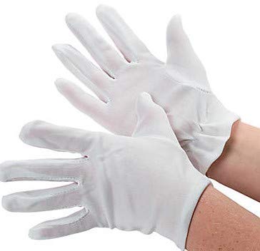Product Cover Fun Express Child Size White Polyester Gloves (1 Pair) Costume Accessories, Pageant and Royalty Supplies