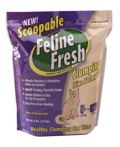 Product Cover Scoopable Feline Fresh Clumping Natural Pine Cat Litter