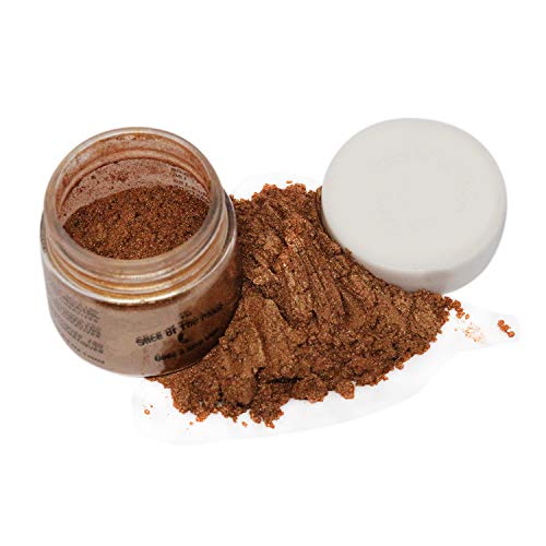 Product Cover Slice of the Moon: Bronze Mica Powder 28g, Natural Mineral Mica, Cosmetic Grade for Lipstick Lip Gloss Bath Bombs Epoxy Resin Face Blush Powder Eye Pencil Dye Pigments Candle Making