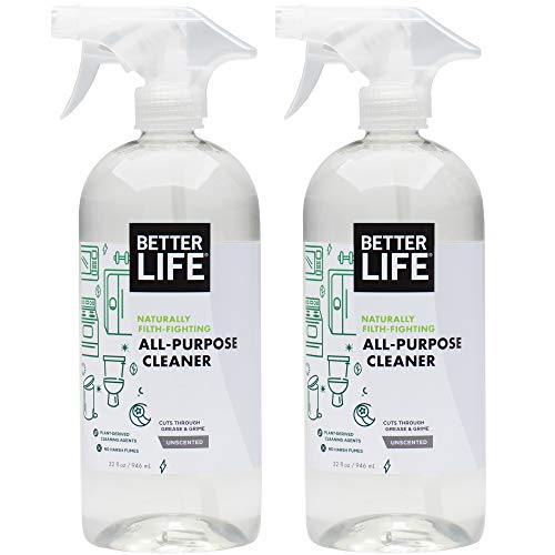 Product Cover Better Life Natural All-Purpose Cleaner, Safe Around Kids & Pets, 32 Fl Oz (Pack of 2), 2409C