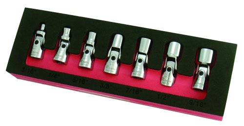 Product Cover Astro 7407 1/4-Inch Drive Flex Socket Set, 6 Point - SAE, 7-Piece