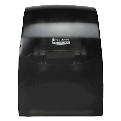 Product Cover Kimberly-Clark Professional 09996 Sanitouch Hard Roll Towel Dispenser, 12 63/100w x 10 1/5d x 16 13/100h, Smoke