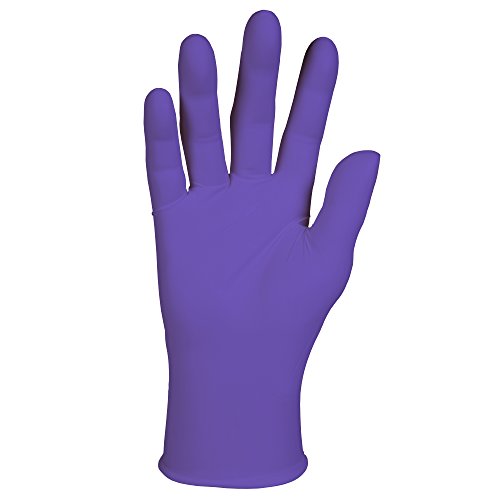 Product Cover Kimbery-Clark 55082 PURPLE NITRILE Exam Glove, Powder Free, Disposable, Medium, Purple (Case of 1000)