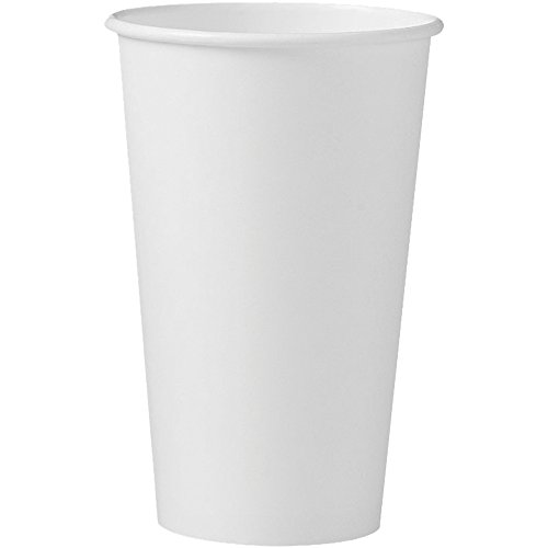 Product Cover Solo 316W-2050 16 oz White SSP Paper Hot Cup (Case of 1000)