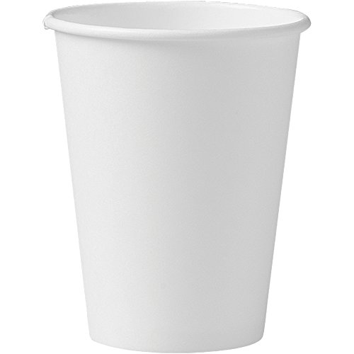 Product Cover Solo 412WN-2050 12 oz White SSP Paper Hot Cup (Case of 1000)