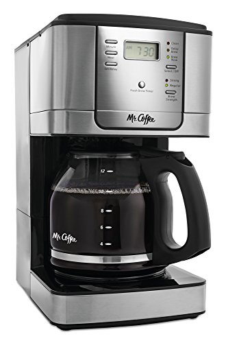 Product Cover Mr. Coffee 12-Cup Programmable Coffee Maker, Stainless Steel