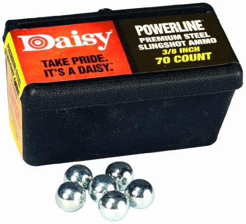 Product Cover Daisy Outdoor Products 988183-446 Steel Slingshot Ammo - Trapped Blister (Black, 3/8 Inch)