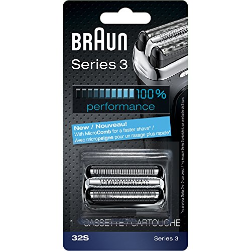 Product Cover Braun Series 3 32S Foil & Cutter Replacement Head, Compatible with Models 3000s, 3010s, 3040s, 3050cc, 3070cc, 3080s, 3090cc