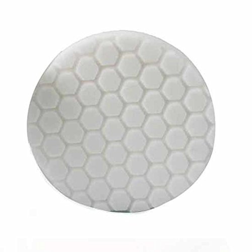 Product Cover Chemical Guys BUFX_104_HEX5 Hex-Logic Light-Medium Polishing Pad, White (5.5 Inch)