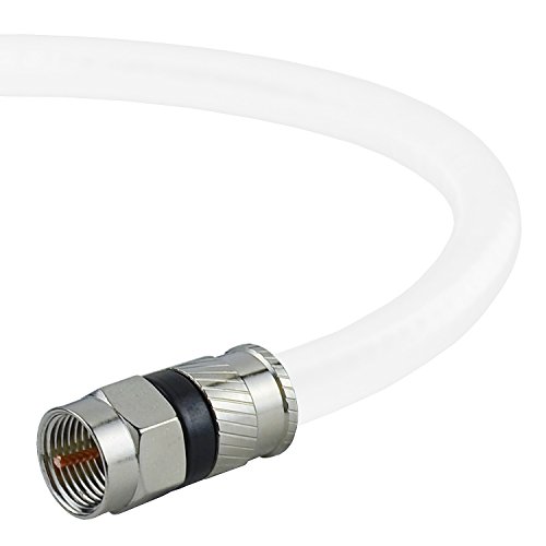 Product Cover Mediabridge Coaxial Cable (15 Feet) with F-Male Connectors - Ultra Series - Tri-Shielded UL CL2 in-Wall Rated RG6 Digital Audio/Video - Includes Removable EZ Grip Caps (Part# CJ15-6WF-N1)
