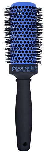Product Cover Spornette Prego 2.5 inch Round Brush (#270) with Tourmaline Ceramic Vented Barrel and Nano-Silver Ion Bristles for Straightening, Styling, Curling and Volumizing Short, Medium, Long Hair Types