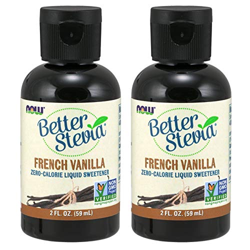 Product Cover Now Foods BetterStevia Liquid Extract (French Vanilla) - 2 oz. 2 Pack