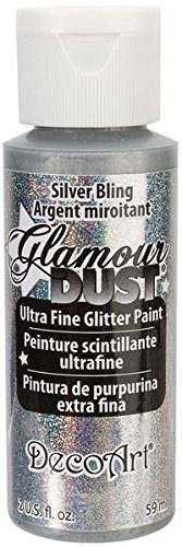 Product Cover DecoArt Glamour Dust 2-Ounce Silver Bling Glitter Paint