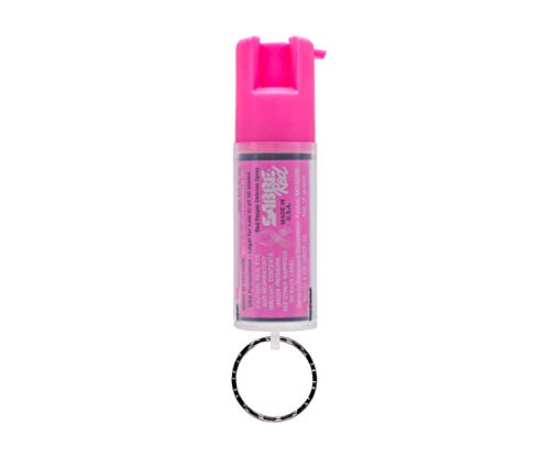 Product Cover SABRE Red Pepper Spray - Police Strength - Key Ring, 25 Bursts (5X Other Brands) & 10 Foot (3M) Range - Supports National Breast Cancer Foundation (Over $1.25 Million Donated So Far!)