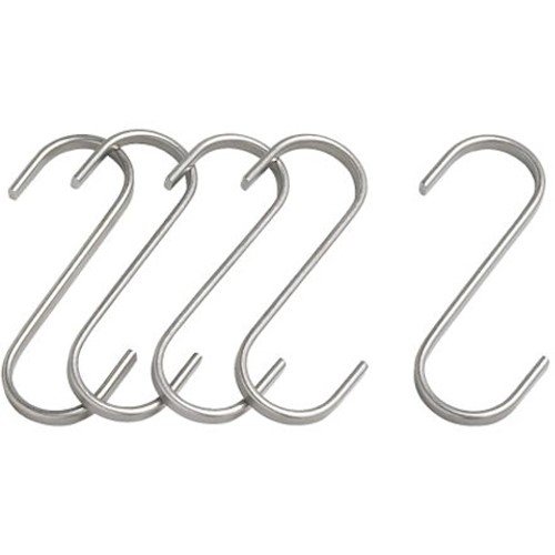 Product Cover Butcher Hanging Hook (S-Hook) 4.25in (11cm) 5-Pack Stainless