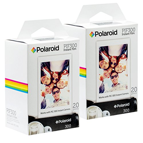 Product Cover Polaroid PIF300 Instant Film Replacement - Designed for use with Fujifilm Instax Mini and PIC 300 Cameras (40 Sheets)