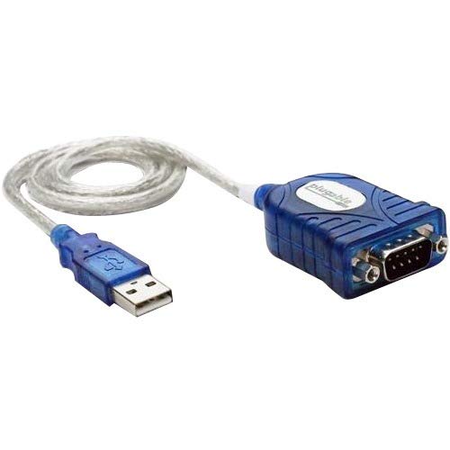 Product Cover Plugable USB to Serial Adapter Compatible with Windows, Mac, Linux (RS-232DB9 Female Connector, Prolific PL2303HX Rev. D Chipset)