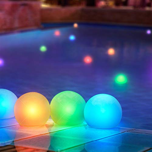 Product Cover Set of 12 Mood Light Garden Deco Balls- Battery Operated 3