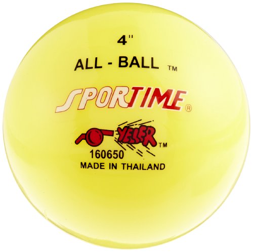 Product Cover Sportime Multi-Purpose Inflatable Balls, 4 Inches, Yellow, Pack of 12